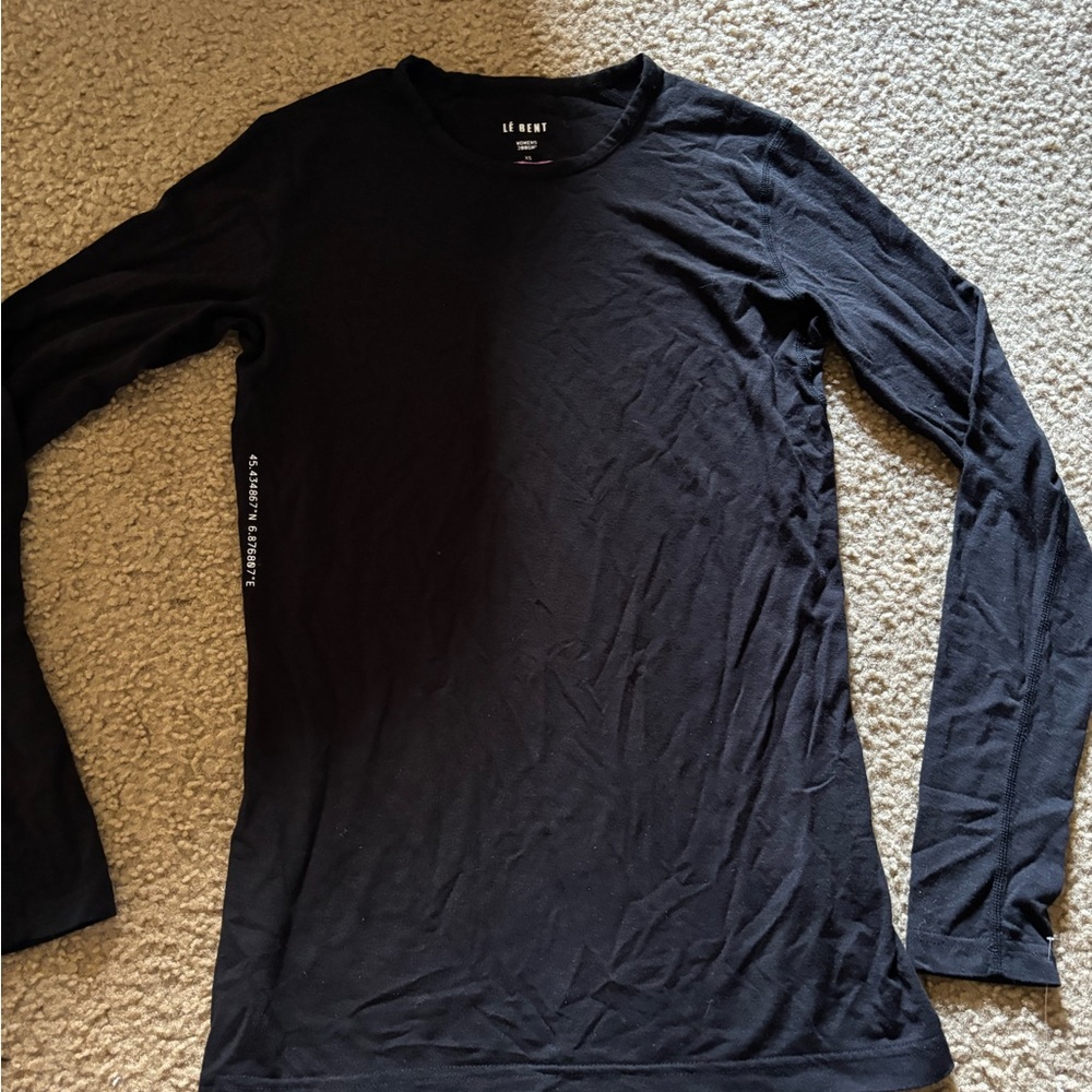 Le Bent Women's Core Midweight Crew Base Layer Top Size XS